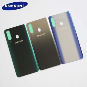 Samsung Galaxy A8s (G8870) Arka Pil Kapağı Gri Mavi