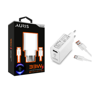 Auris 33w 3.4A Type-C Şarj Başlığı Ve Usb Kablo
